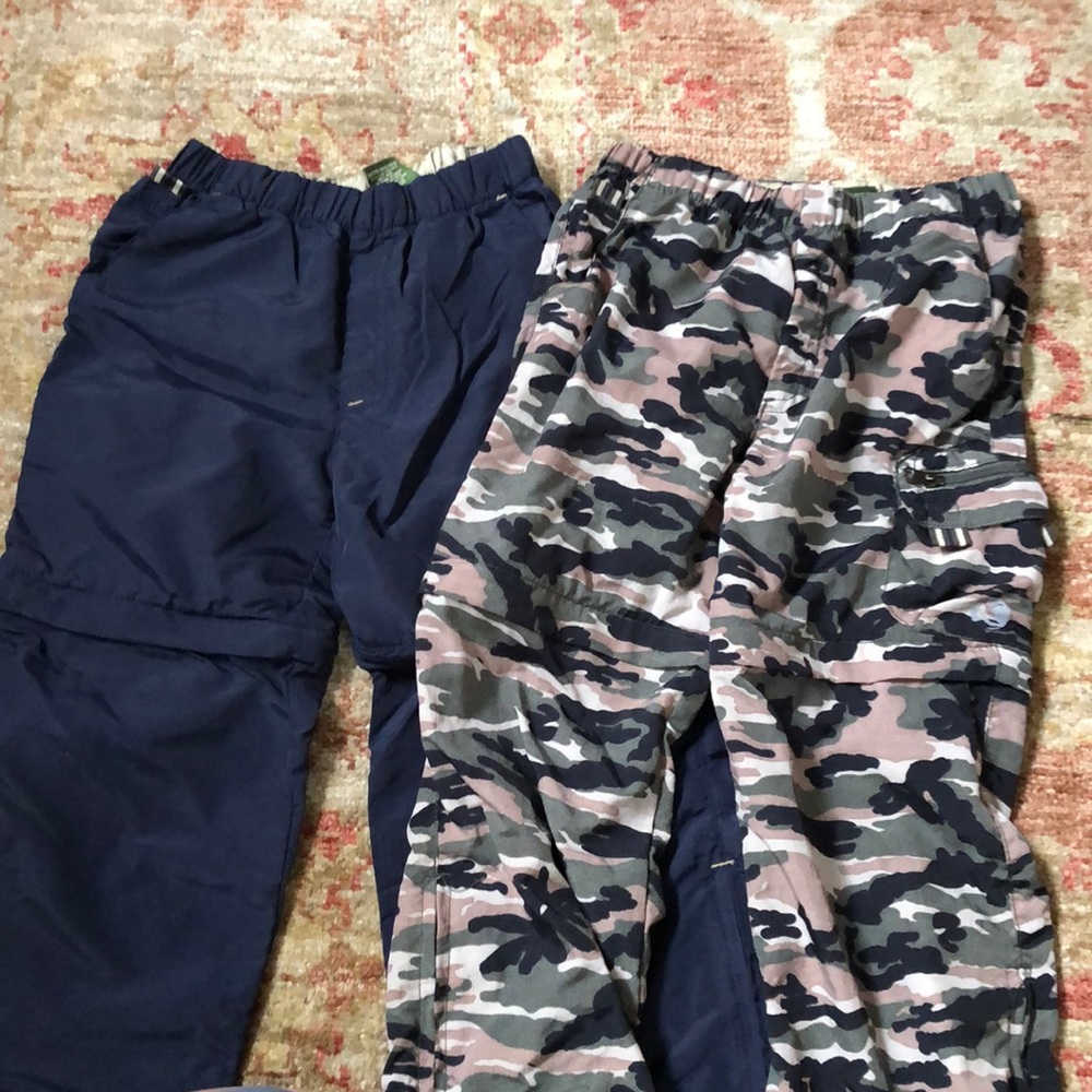 Kid zip off pants